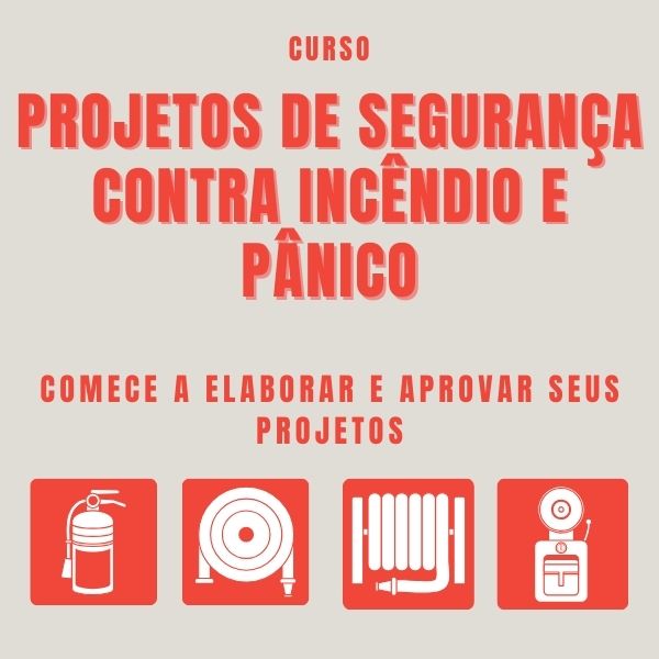 curso projetos de combate a incêndio