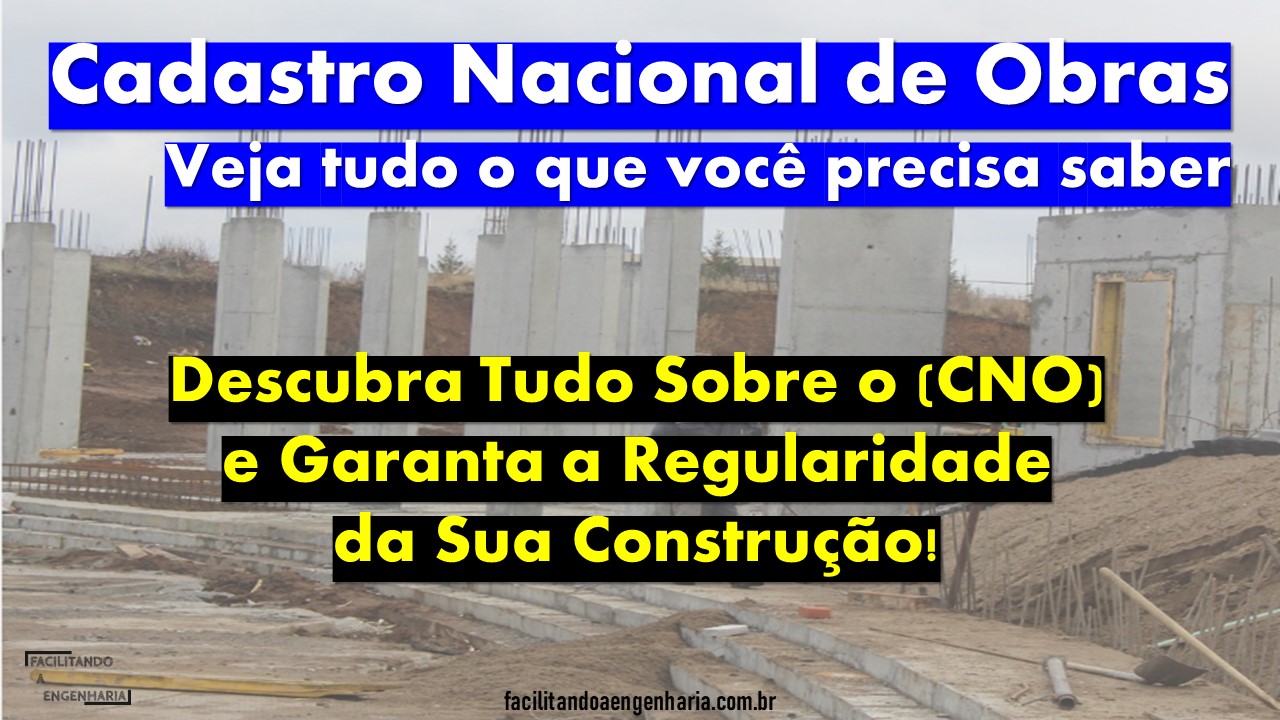 O CNO é um banco de dados que armazena informações cadastrais de obras de construção civil e de seus responsáveis.