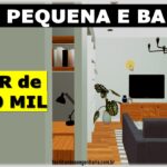 projeto de uma casa pequena e barata