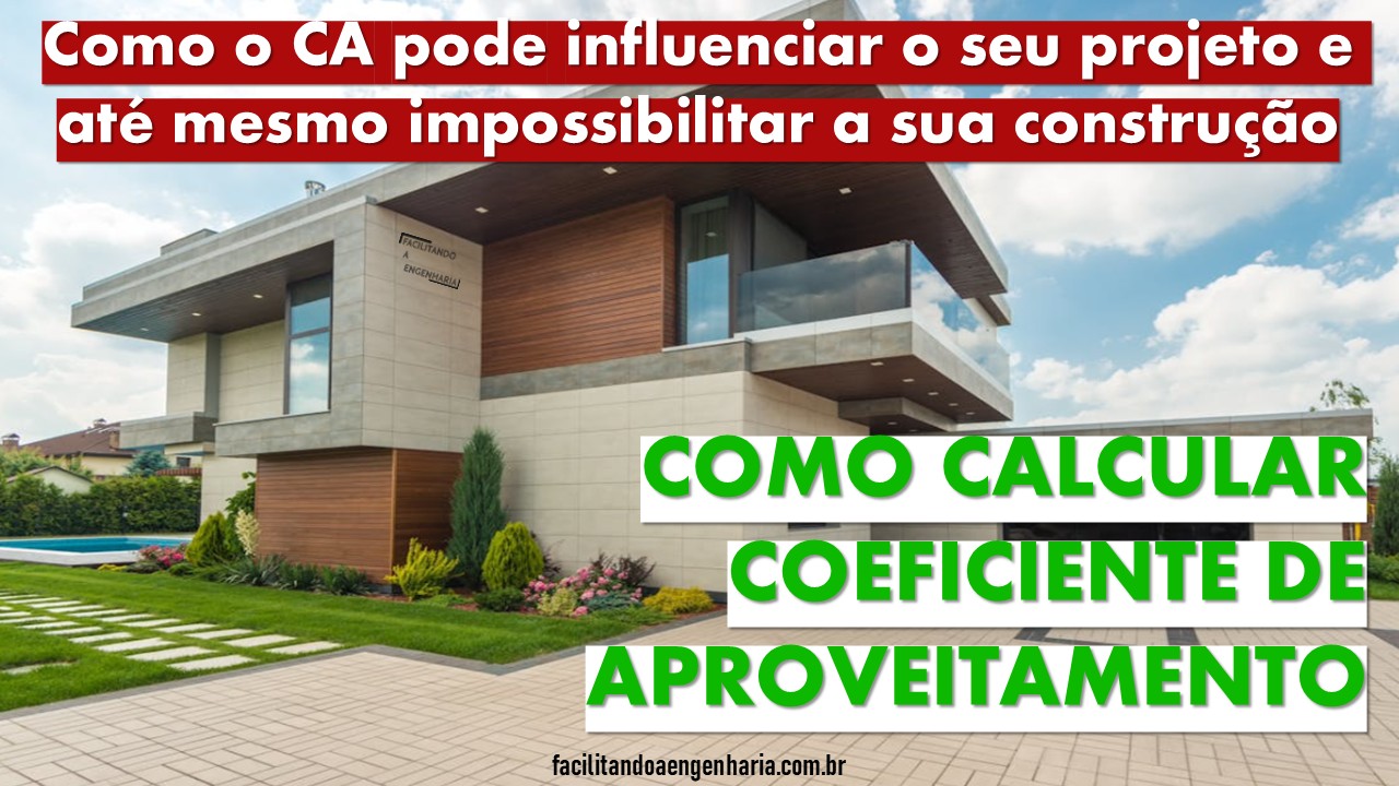 O que é o Coeficiente de Aproveitamento (CA)? O Coeficiente de Aproveitamento (CA) é uma métrica utilizada no urbanismo para determinar a relação entre a área construída e a área do terreno