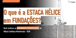 A estaca hélice contínua monitorada (HCM) é um tipo de fundação profunda moldada in loco, usada para transferir as cargas de uma estrutura até camadas mais resistentes do solo, especialmente em terrenos moles ou solos com baixa capacidade de carga superficial. Nesta aula veremos tudo sobre esse tipo de fundação, suas vantagens e desvantagens, como funciona a estaca hélice, as características principais e quando usar.
